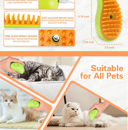 3-in-1 Pet Grooming Brush