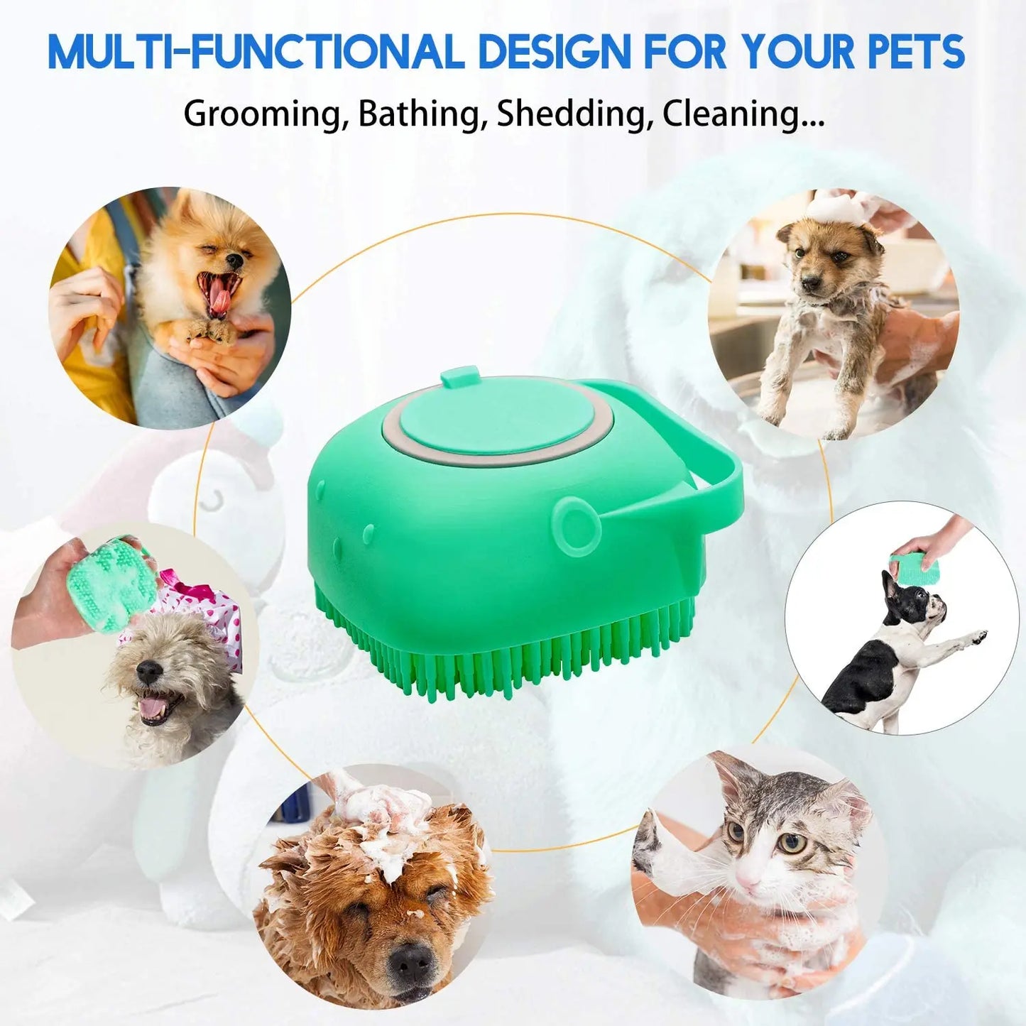 Pet Bath Massage Brush