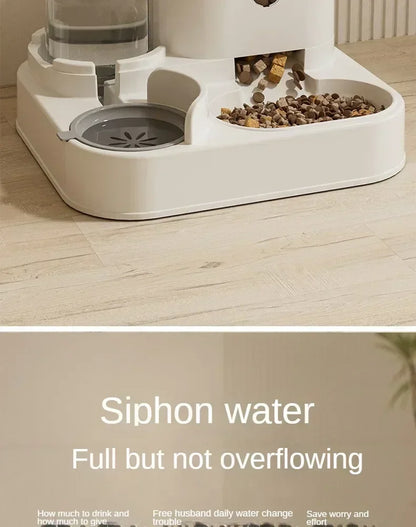 Self-Dispensing Pet Feeder Bowl