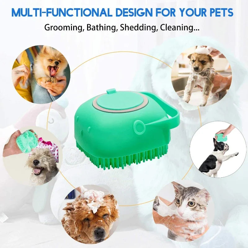 Pet Bath Massage Brush